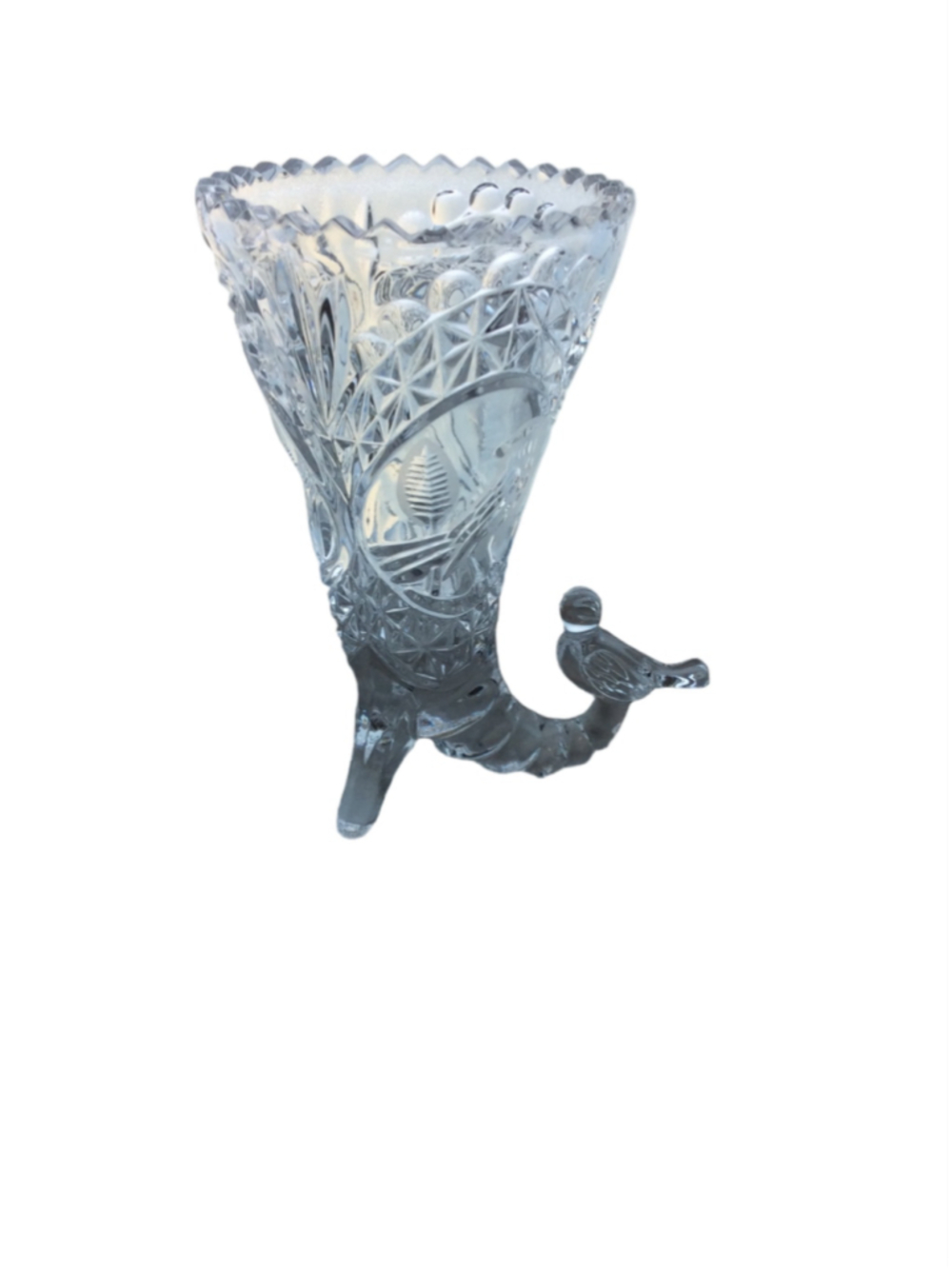 Hofbauer "Byrdes" Lead Crystal Vase